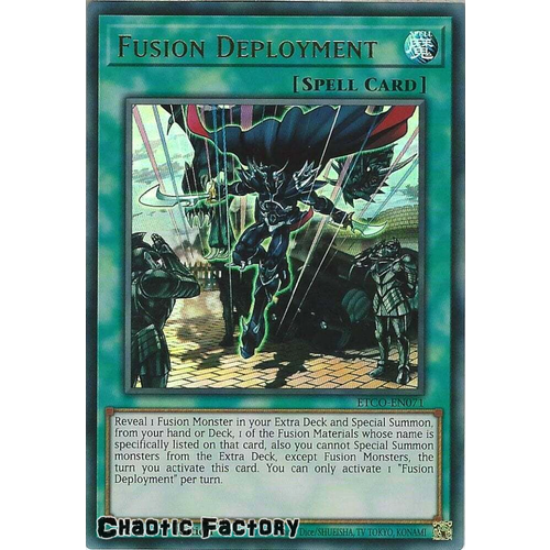 ETCO-EN071 Fusion Deployment Ultra Rare 1st Edition NM