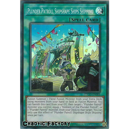 ETCO-EN088 Plunder Patroll Shipshape Ships Shipping Super Rare 1st Edition NM