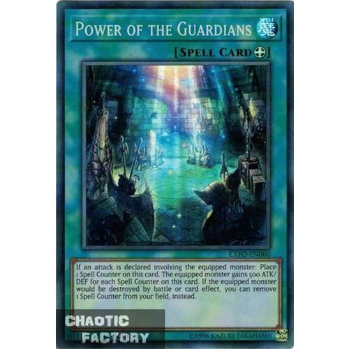 EXFO-EN060 Power of the Guardians Super Rare 1st Edition NM