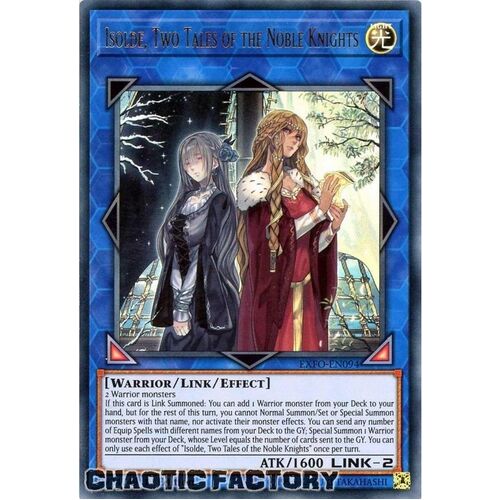 Isolde, Two Tales of the Noble Knights EXFO-EN094 Ultra Rare 1st Edition NM