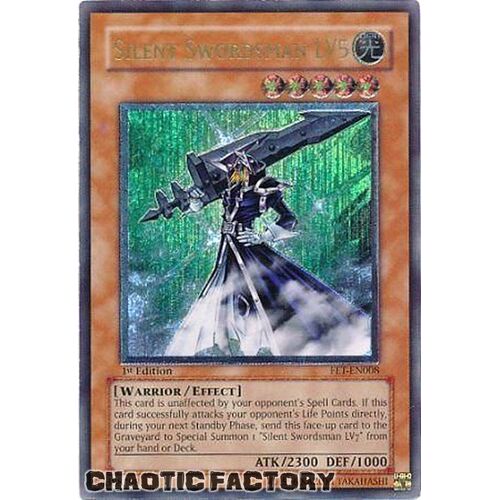 FET-EN008 Silent Swordsman LV5 Ultimate Rare 1st Edition LP
