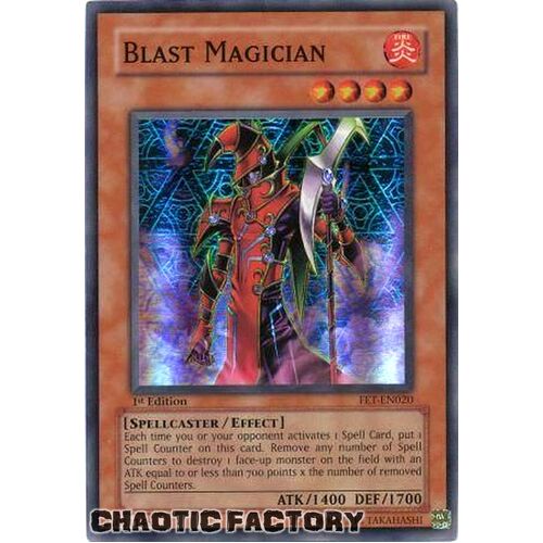 FET-EN020 Blast Magician Super Rare 1st Edition NM