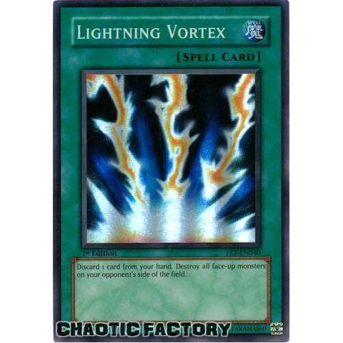 FET-EN040 Lightning Vortex Super Rare 1st Edition NM