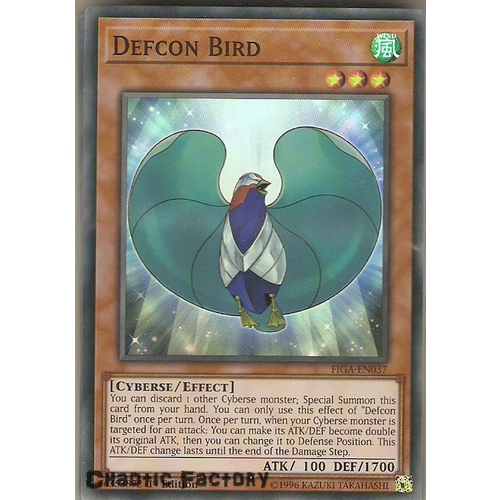 FIGA-EN037 Defcon Bird Super Rare 1st Edtion NM
