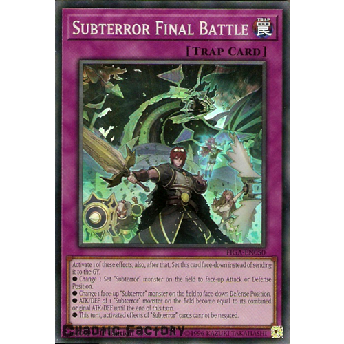 FIGA-EN050 Subterror Final Battle Super Rare 1st Edtion NM