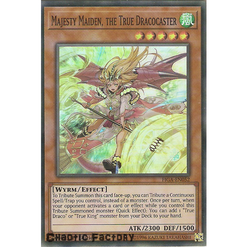 FIGA-EN052 Majesty Maiden, the True Dracocaster Super Rare 1st Edtion NM