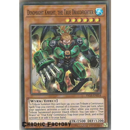 FIGA-EN054 Dinomight Knight, the True Dracofighter Super Rare 1st Edtion NM