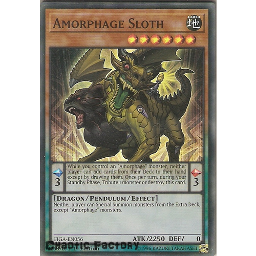 FIGA-EN056 Amorphage Sloth Super Rare 1st Edtion NM