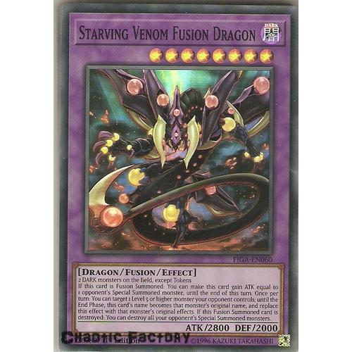 FIGA-EN060 Starving Venom Fusion Dragon Super Rare 1st Edtion NM