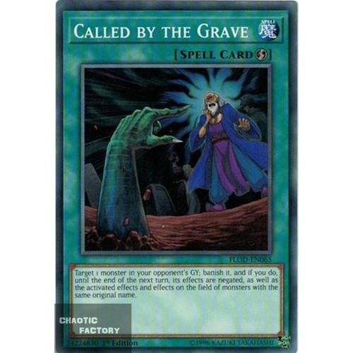 FLOD-EN065 Called by the Grave Common UNL Edition NM