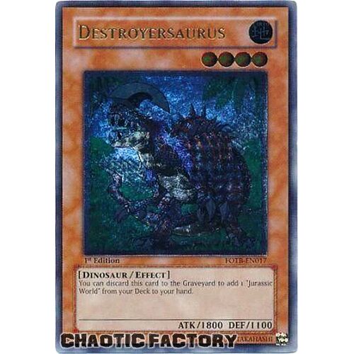 FOTB-EN017 Destroyersaurus Ultimate Rare 1st Edition PL
