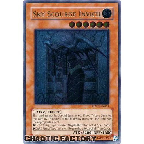 ULTIMATE RARE FOTB-EN023 Sky Scourge Invicil Unlimited Edition LP