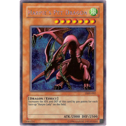 Harpie's Pet Dragon - FMR-002 - Secret Rare NM