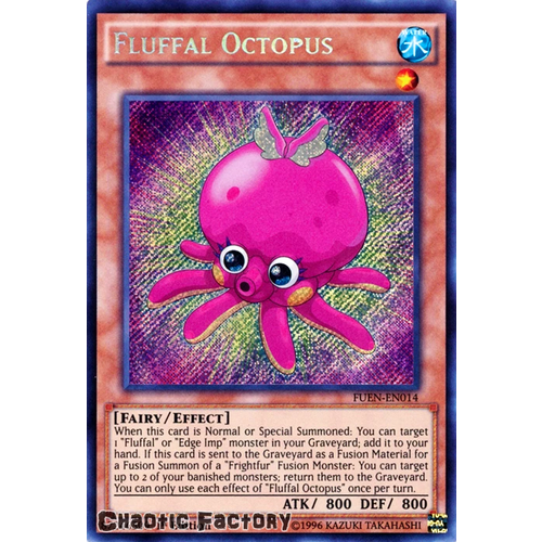 FUEN-EN014 Fluffal Octopus Secret Rare 1st Edition NM