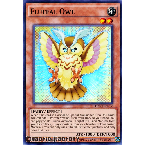 FUEN-EN017 Fluffal Owl Super Rare 1st Edition NM