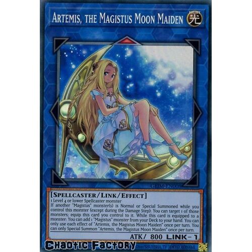 GEIM-EN008 Artemis, the Magistus Moon Maiden Collectors Rare 1st Edition NM