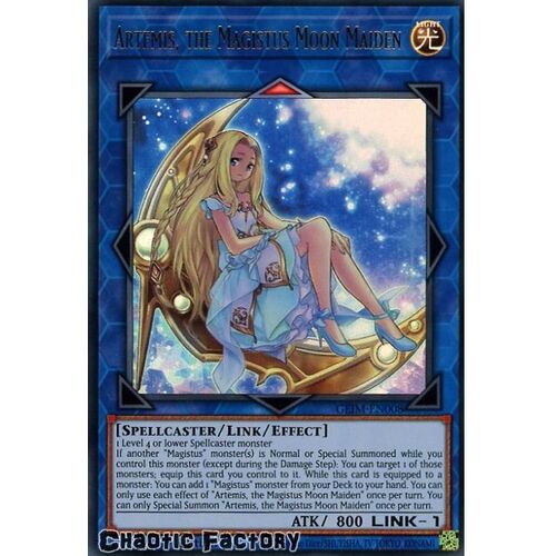 GEIM-EN008 Artemis, the Magistus Moon Maiden Ultra Rare 1st Edition NM