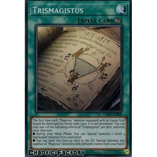 GEIM-EN009 Trismagistus Super Rare 1st Edition NM