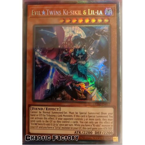 GEIM-EN017 Evil Twins Ki-sikil & Lil-la Collectors Rare 1st Edition NM