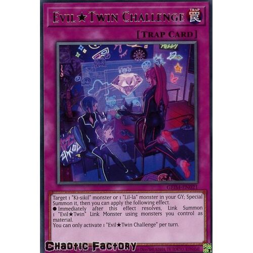 GEIM-EN021 Evil★Twin Challenge Rare 1st Edition NM