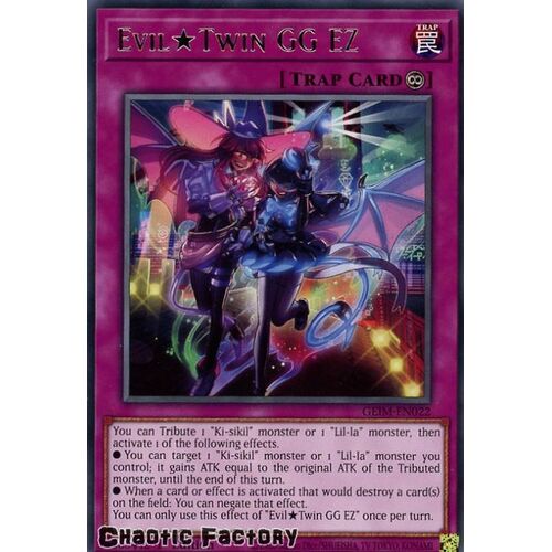 GEIM-EN022 Evil★Twin GG EZ Rare 1st Edition NM