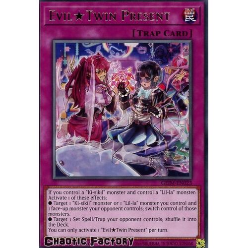 GEIM-EN023 Evil★Twin Present Rare 1st Edition NM