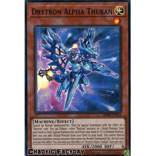 GEIM-EN024 Drytron Alpha Thuban Super Rare 1st Edition NM