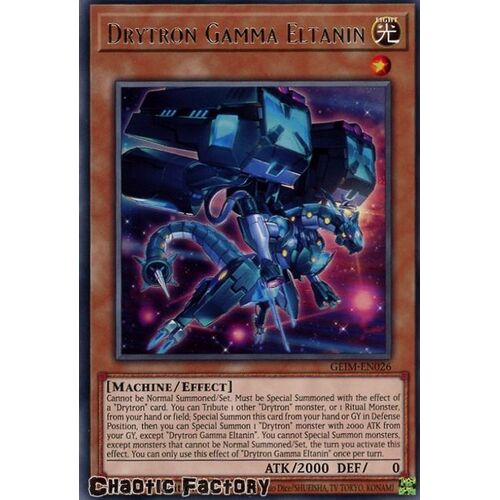 GEIM-EN026 Drytron Gamma Eltanin Rare 1st Edition NM