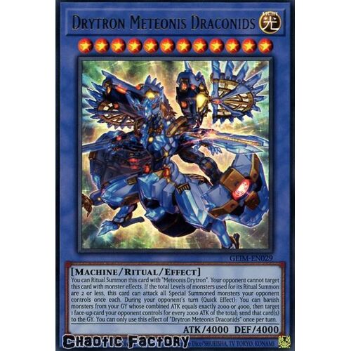 GEIM-EN029 Drytron Meteonis Draconids Ultra Rare 1st Edition NM