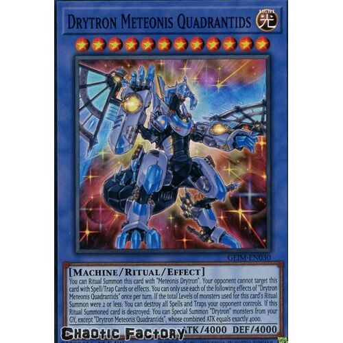 GEIM-EN030 Drytron Meteonis Quadrantids Super Rare 1st Edition NM