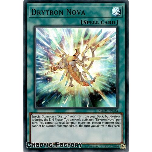 GEIM-EN033 Drytron Nova Ultra Rare 1st Edition NM