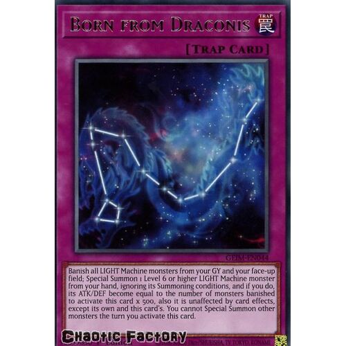 GEIM-EN044 Born from Draconis Rare 1st Edition NM
