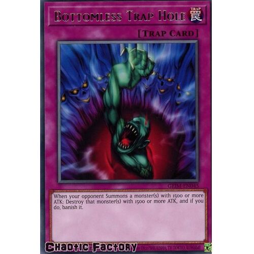 GEIM-EN045 Bottomless Trap Hole Rare 1st Edition NM