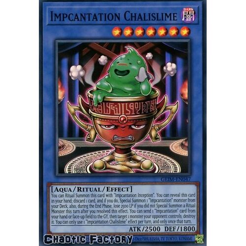GEIM-EN047 Impcantation Chalislime Super Rare 1st Edition NM