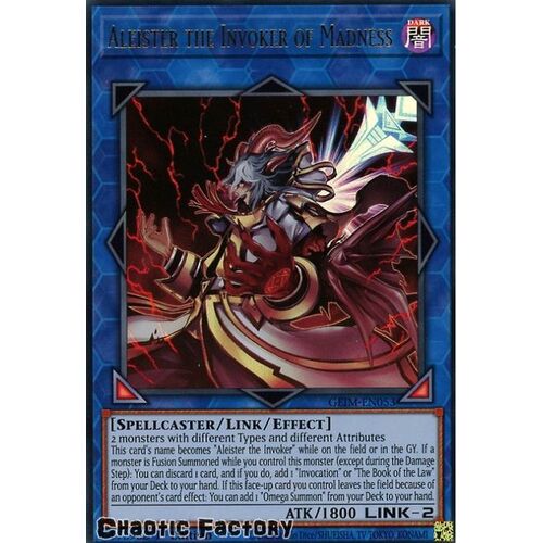 GEIM-EN053 Aleister the Invoker of Madness Ultra Rare 1st Edition NM