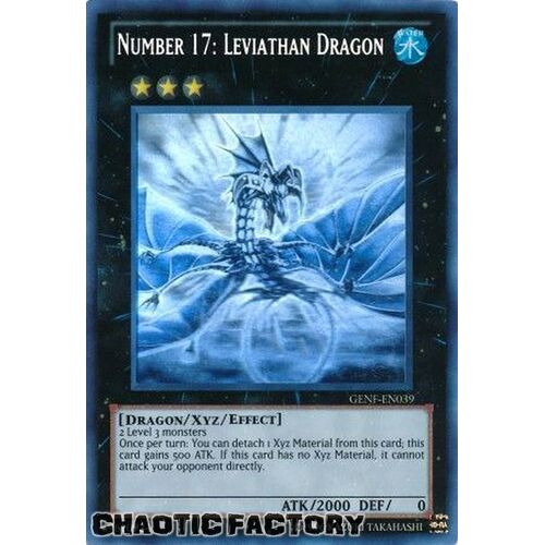 GHOST RARE GENF-EN039 Number 17: Leviathan Dragon Unlimited Edition NM