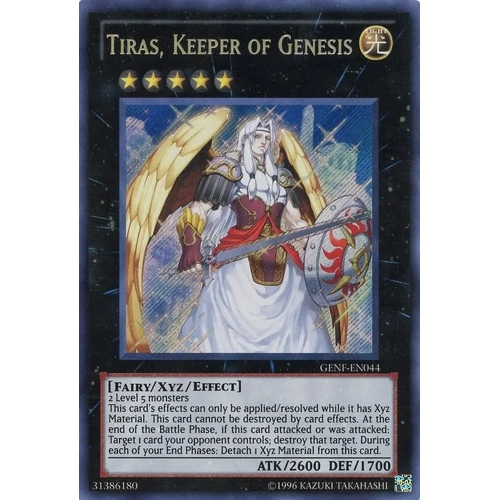 US PRINT Tiras, Keeper of Genesis GENF-EN044 - Secret Rare UNL Edition NM