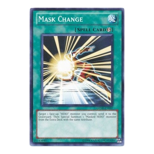 Yugioh Mask Change - GENF-EN097 - Common  UNL Edition NM