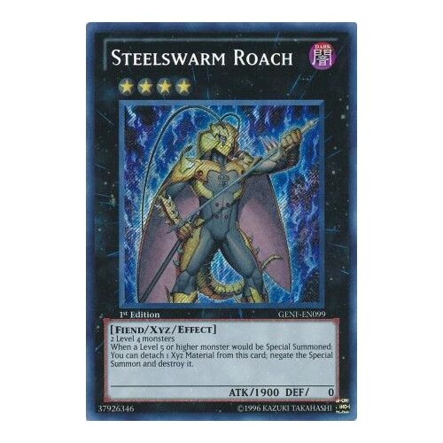 Steelswarm Roach - GENF-EN099 - Secret Rare 1st Edition NM