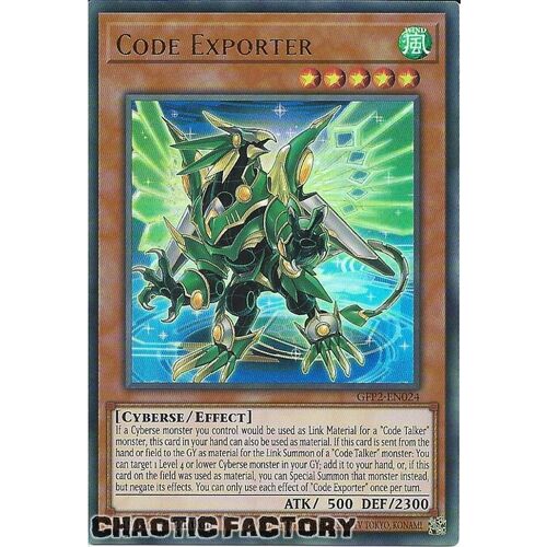 GFP2-EN024 Code Exporter Ultra Rare 1st Edition NM