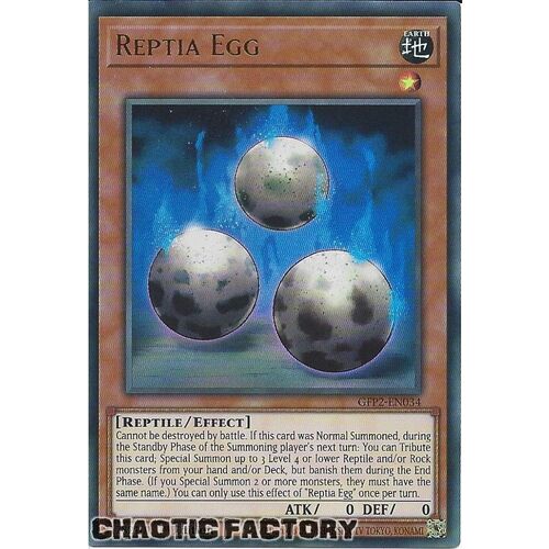 GFP2-EN034 Reptia Egg Ultra Rare 1st Edition NM