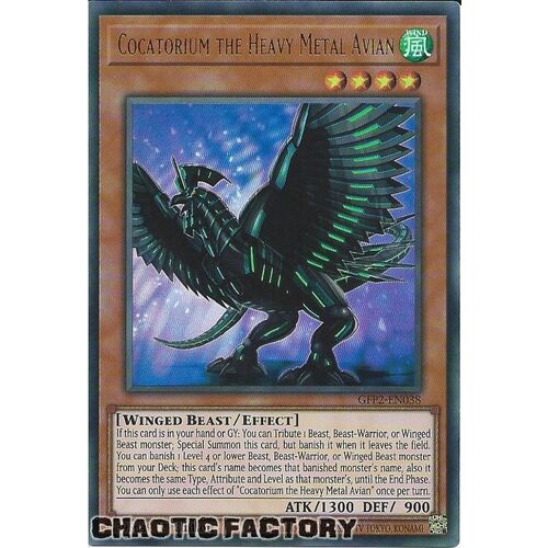 GFP2-EN038 Cocatorium the Heavy Metal Avian Ultra Rare 1st Edition NM