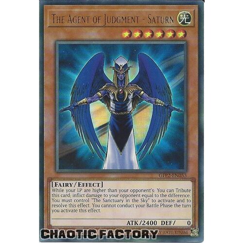 GFP2-EN053 The Agent of Judgment - Saturn Ultra Rare 1st Edition NM