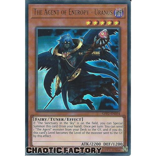 GFP2-EN054 The Agent of Entropy - Uranus Ultra Rare 1st Edition NM