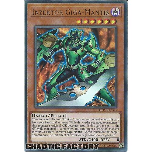 GFP2-EN063 Inzektor Giga-Mantis Ultra Rare 1st Edition NM