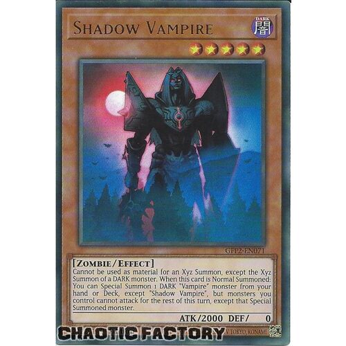 GFP2-EN071 Shadow Vampire Ultra Rare 1st Edition NM