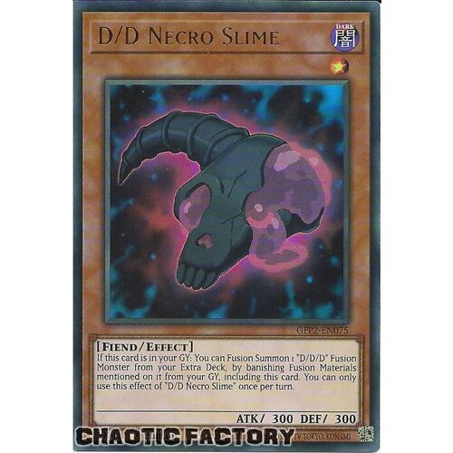 GFP2-EN075 D/D Necro Slime Ultra Rare 1st Edition NM