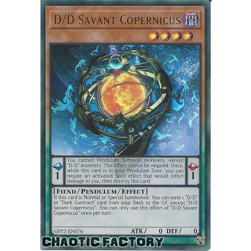 GFP2-EN076 D/D Savant Copernicus Ultra Rare 1st Edition NM