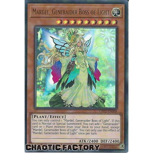 GFP2-EN089 Mardel, Generaider Boss of Light Ultra Rare 1st Edition NM