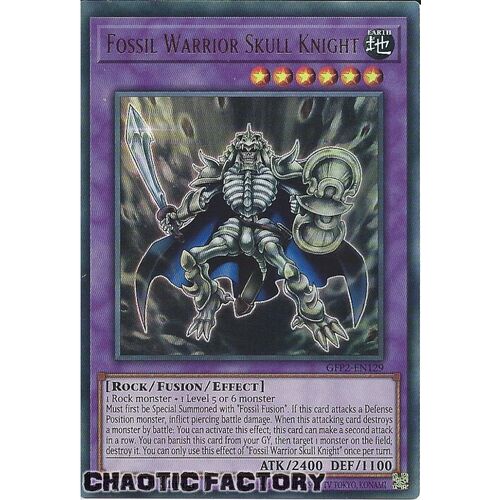 GFP2-EN129 Fossil Warrior Skull Knight Ultra Rare 1st Edition NM